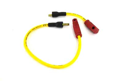 Accel Yellow 8.8mm Spark Plug Wire Set - V-Twin Mfg.