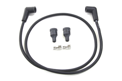 Black Copper Core 7mm Spark Plug Wire Kit - V-Twin Mfg.