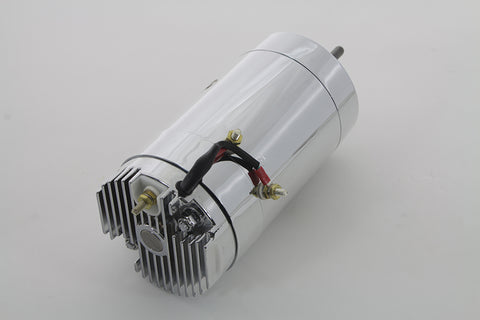 Chrome 12 Volt 2-Brush Generator with Low Output - V-Twin Mfg.