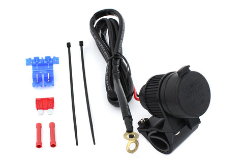 12 Volt Wiring Outlet Receptacle Box - V-Twin Mfg.