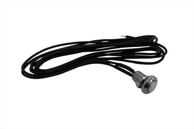 Mini Chrome Push Button Two-Wire Switch - V-Twin Mfg.