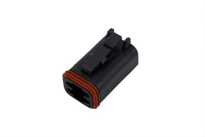 OE Deutsch Wiring Socket Housing 4-Pin - V-Twin Mfg.