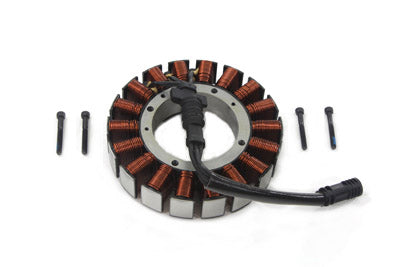Alternator Stator Unmolded 50 Amp 3 Phase with Plug - V-Twin Mfg.
