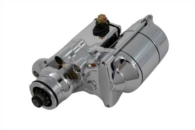 Volt Tech Starter Motor 1.4kW Chrome - V-Twin Mfg.