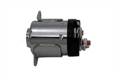 Chrome 5-Speed Starter Solenoid - V-Twin Mfg.