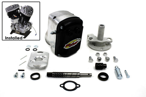 Magneto Assembly with Shaft and Fixed Mount Base - V-Twin Mfg.
