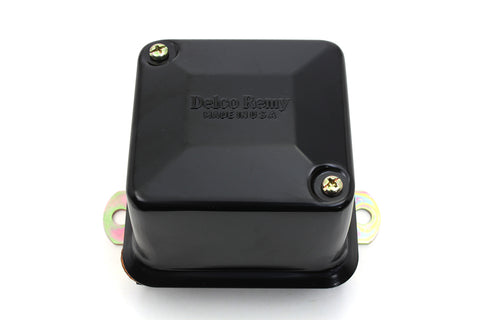Black 6 Volt Mechanical Regulator - V-Twin Mfg.