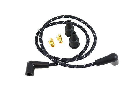 Universal 7mm Braided Spark Plug Wire Kit - V-Twin Mfg.