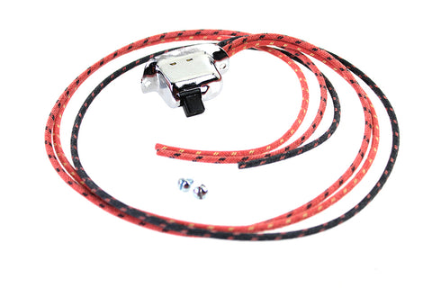 Chrome Hi-Lo Beam Handlebar Switch - V-Twin Mfg.