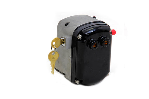 Complete Burkhardt Magneto Head with Key Lock - V-Twin Mfg.