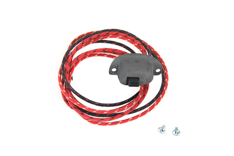Replica Dimmer Switch Parkerized with Cloth Wires - V-Twin Mfg.