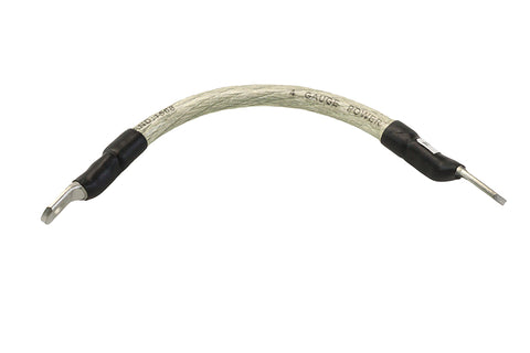 Clear 8 inch Flexible Battery Cable - V-Twin Mfg.