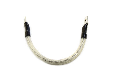 Clear 12 inch Flexible Battery Cable - V-Twin Mfg.
