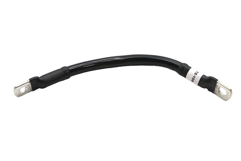 Black 8 inch Flexible Battery Cable - V-Twin Mfg.