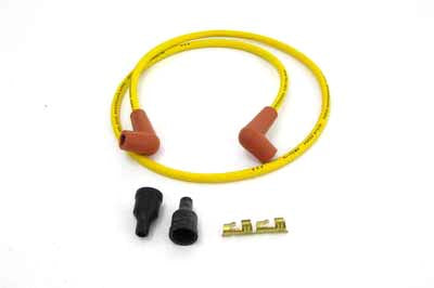 Yellow Copper Core 7mm Spark Plug Wire Kit - V-Twin Mfg.