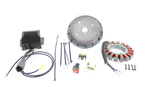 FXST, FLST 45 Amp Three Phase Alternator Kit - V-Twin Mfg.