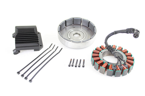 FXD 50 Amp Three Phase Alternator Kit - V-Twin Mfg.