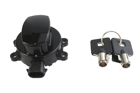 Side Hinge Ignition Switch Black - V-Twin Mfg.
