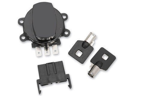 Side Hinge Ignition Switch Black - V-Twin Mfg.