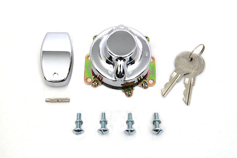 Fat Bob Ignition Switch with 6 Terminals Chrome - V-Twin Mfg.