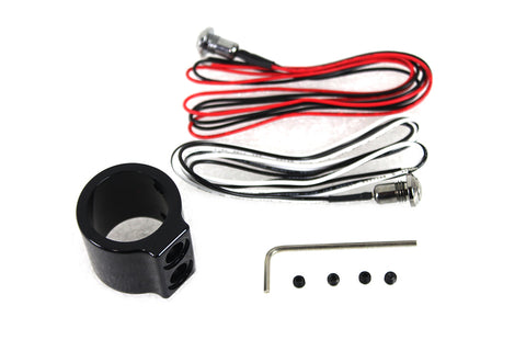 Black Dual Handlebar Button Switch Kit - V-Twin Mfg.