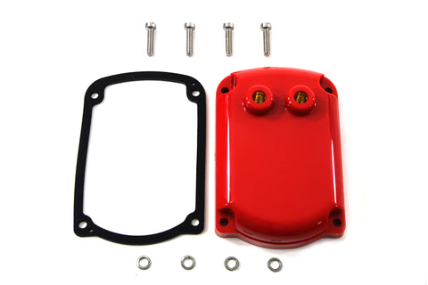 Red Magneto Top Cover - V-Twin Mfg.