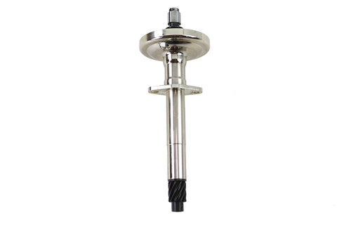 Distributor Base with Gear Nickel Plated - V-Twin Mfg.