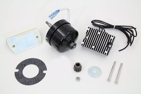 Black 12 Volt Alternator Generator Conversion Kit - V-Twin Mfg.