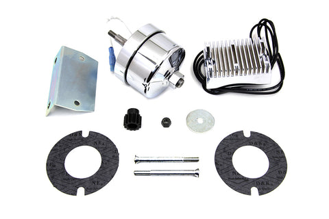 Chrome 12 Volt Alternator Generator Conversion Kit - V-Twin Mfg.