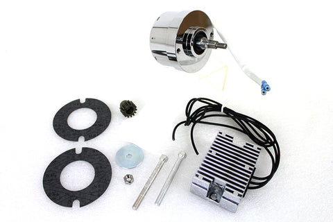 Chrome 12 Volt Alternator Generator Conversion Kit - V-Twin Mfg.