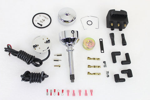 V-Fire Single Fire Electronic Ignition Distributor with Coil - V-Twin Mfg.