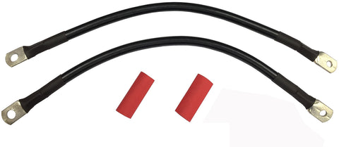 Battery Cable Set Black - V-Twin Mfg.
