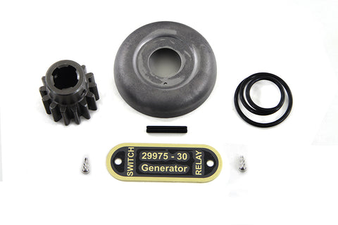 3-Brush Generator Gear and Tag Kit - V-Twin Mfg.