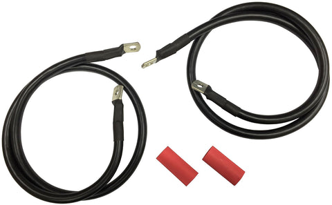 Battery Cable Set Black - V-Twin Mfg.