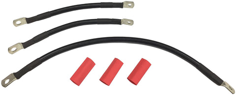 Battery Cable Set Black - V-Twin Mfg.
