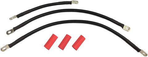 Battery Cable Set Black - V-Twin Mfg.