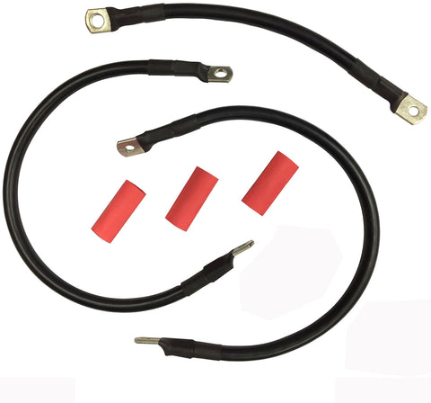 Battery Cable Set Black - V-Twin Mfg.