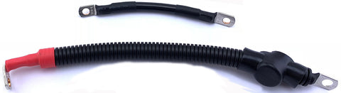 Battery Cable Set Black - V-Twin Mfg.