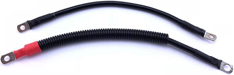 Battery Cable Set Black - V-Twin Mfg.