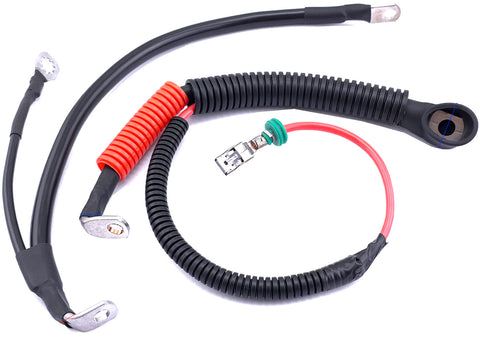 Battery Cable Set Black - V-Twin Mfg.