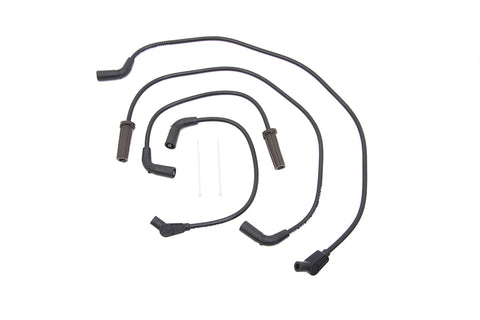 M8 Sumax Spark Plug Wire Set 8mm Black - V-Twin Mfg.
