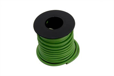 Primary Wire 14 Gauge 25' Roll Green - V-Twin Mfg.