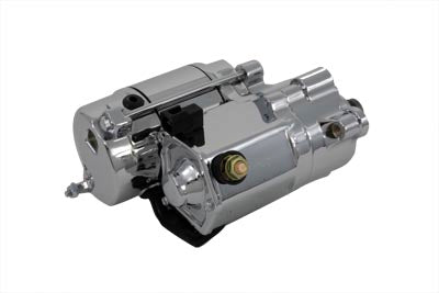 Volt Tech Starter Motor 1.4kW Chrome - V-Twin Mfg.