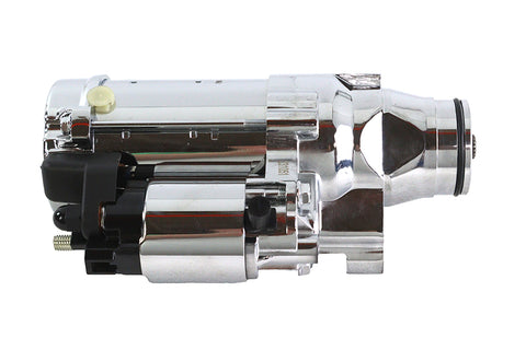 Replacement Starter Motor 1.6kW Chrome - V-Twin Mfg.