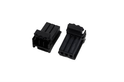 Amp Socket Wiring Housing 3-Position - V-Twin Mfg.