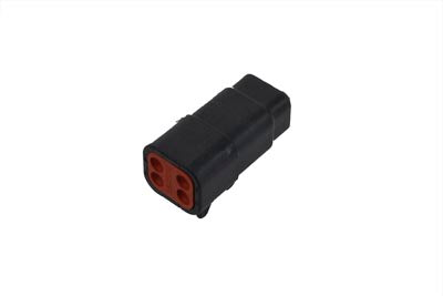 Deutsch Wiring Socket Housing 4 Position - V-Twin Mfg.