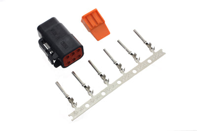 Deutsch Wiring Socket Housing Kit 6 Position - V-Twin Mfg.