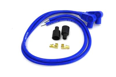 Universal Blue 8mm Pro Spark Plug Wire Kit - V-Twin Mfg.