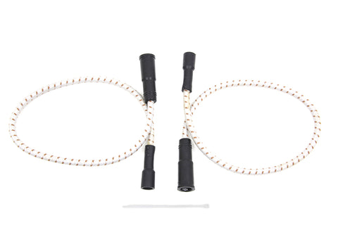 Sumax Grey with Brown Tracer 7mm Spark Plug Wire Set - V-Twin Mfg.