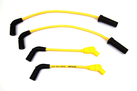 Sumax Spark Plug Wire Set Yellow - V-Twin Mfg.